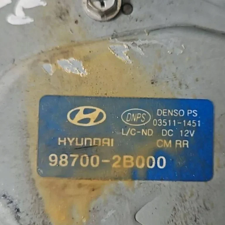 Taka pyyhinmoottori Hyundai Santa Fe 2007 image 3