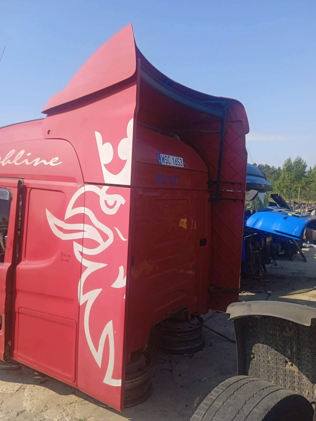 Spoiler Scania R Highline occasion OEM 3008585