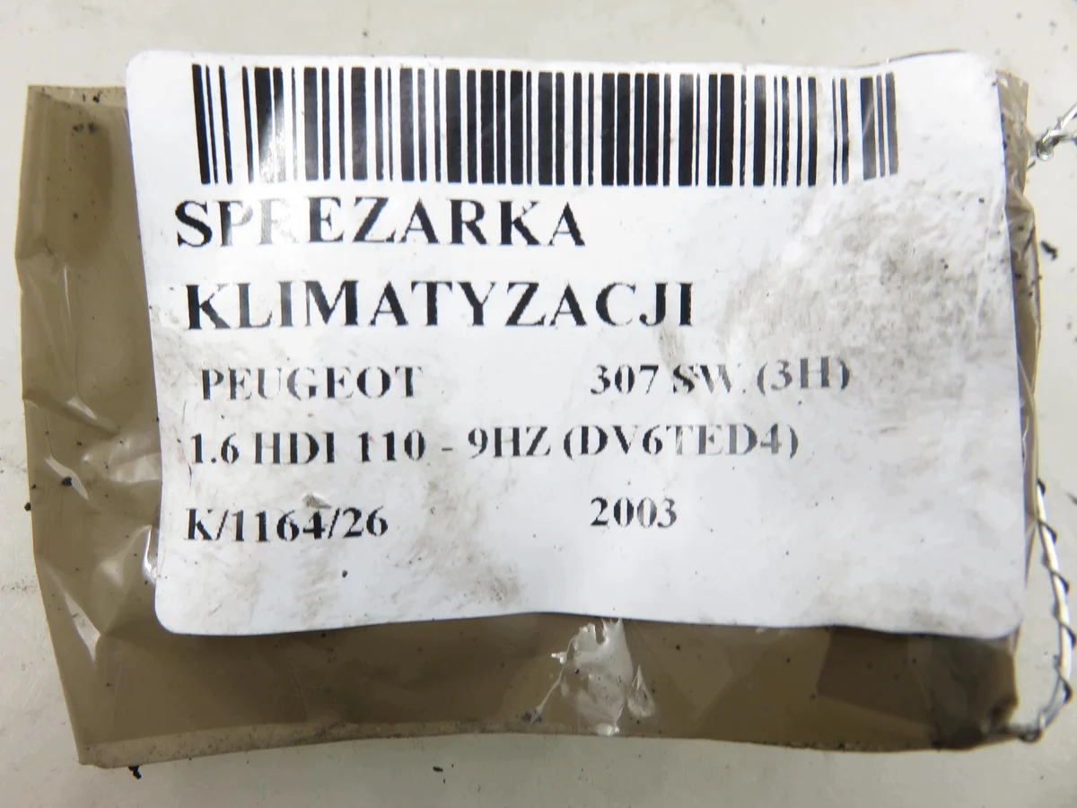 Klimakompressor Peugeot 307 SW 1.6 HDI image 10