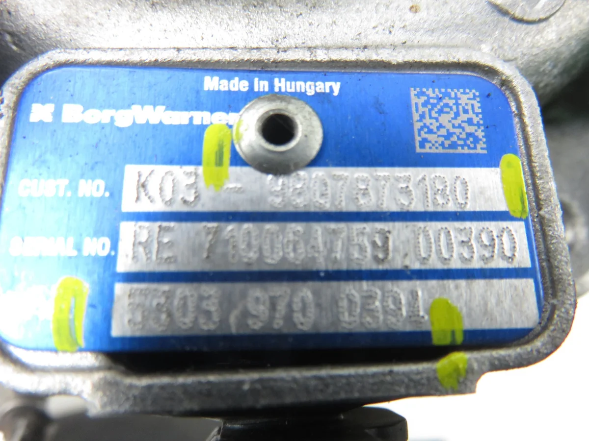 Turbocompressor Ford Galaxy III 2.0 TDC M1147554-9807873180 image 10