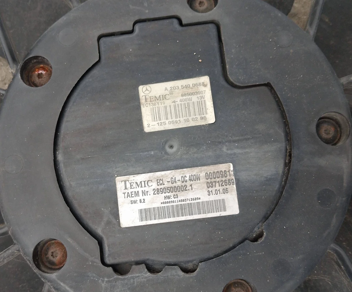 Ventilador Mercedes W203 2.0 SSA43188 image 3