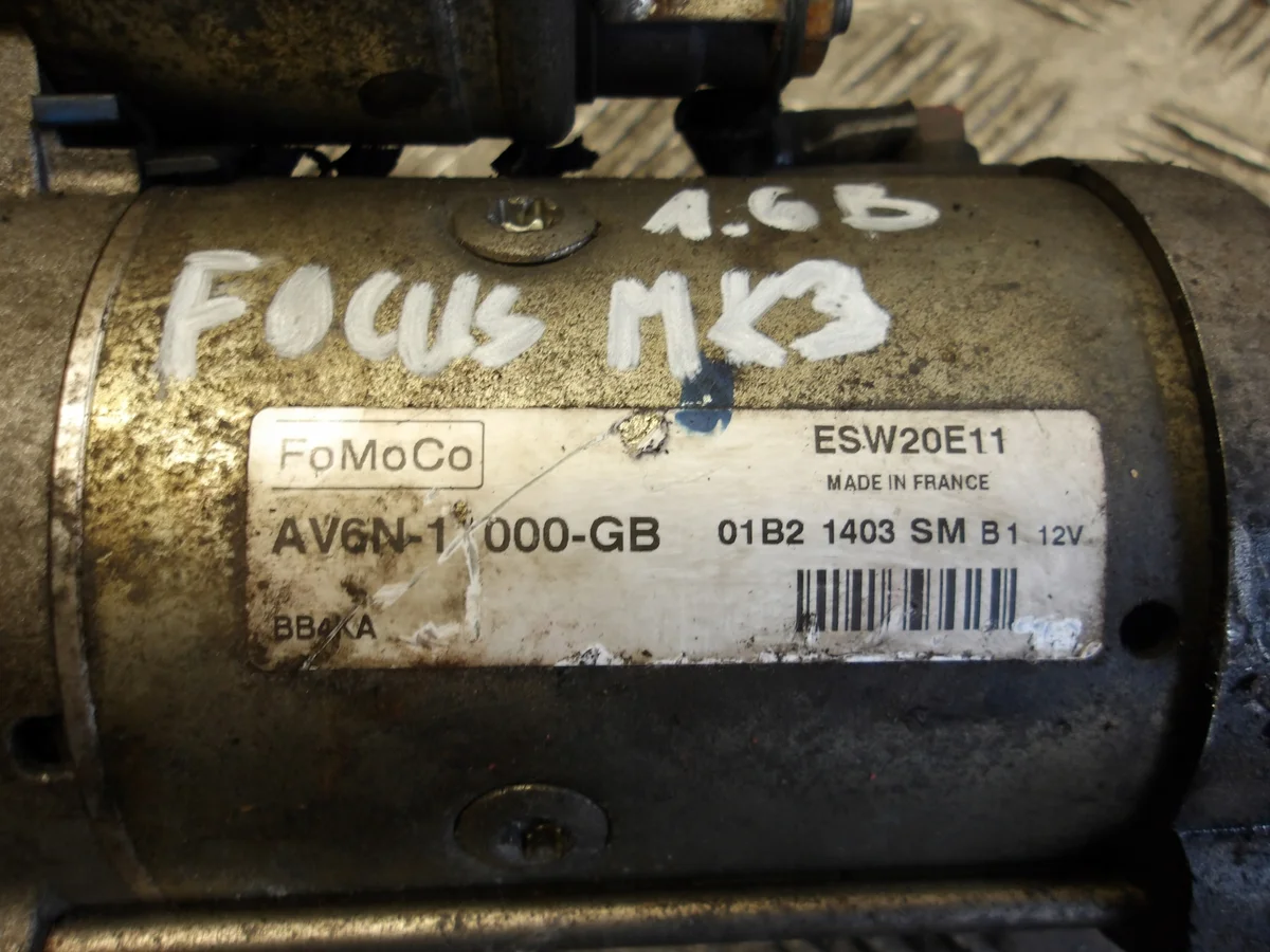 Ford Focus MK3 1.6 TDCI Anlasser AV6N-11000-GB