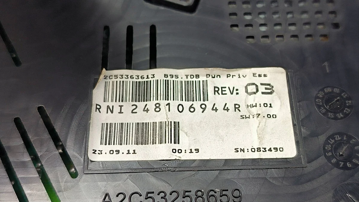 Compteur Renault Megane III RNI248106944R image 4