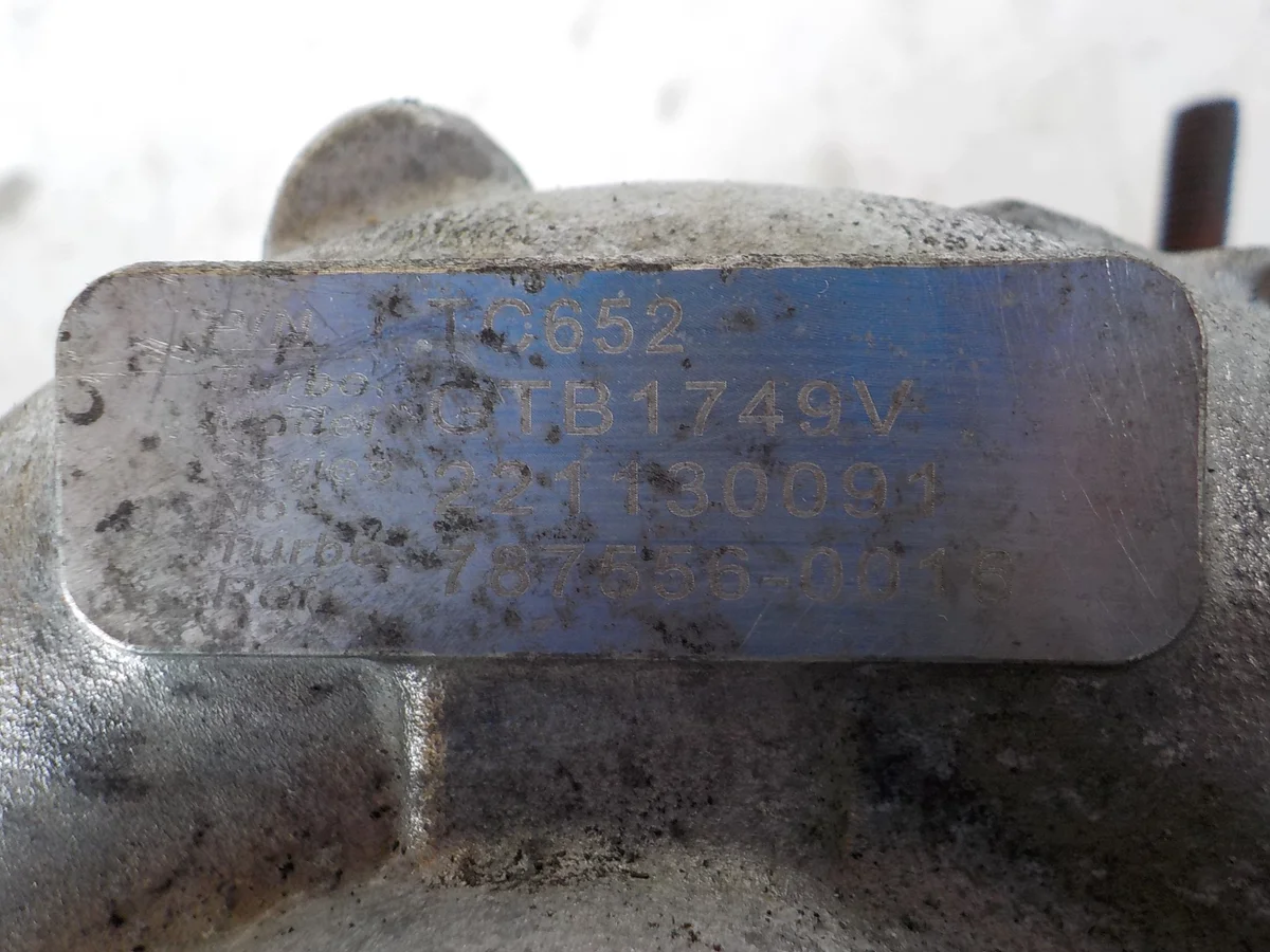 Turbocompressor Ford Transit MK8 2.2 TDCI 787556-00 image 8
