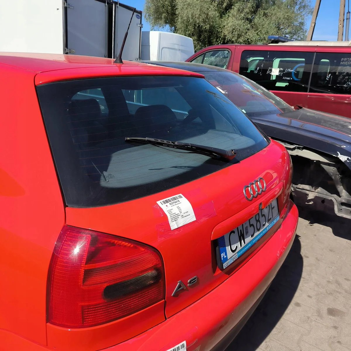Takaluukku Audi A3 8L Käytetty