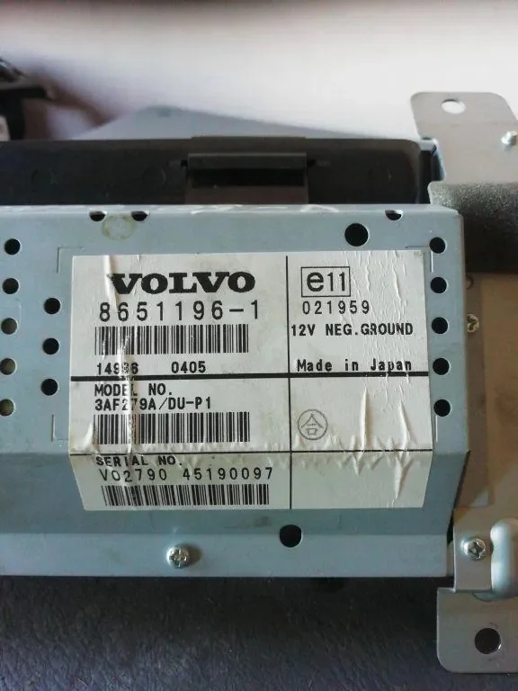 Tela Navegação Volvo S40 II 86511961 Usada