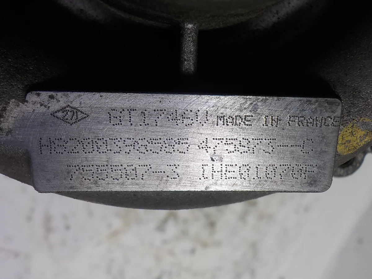 Renault Scenic II Turbolader H8200398585 image 8