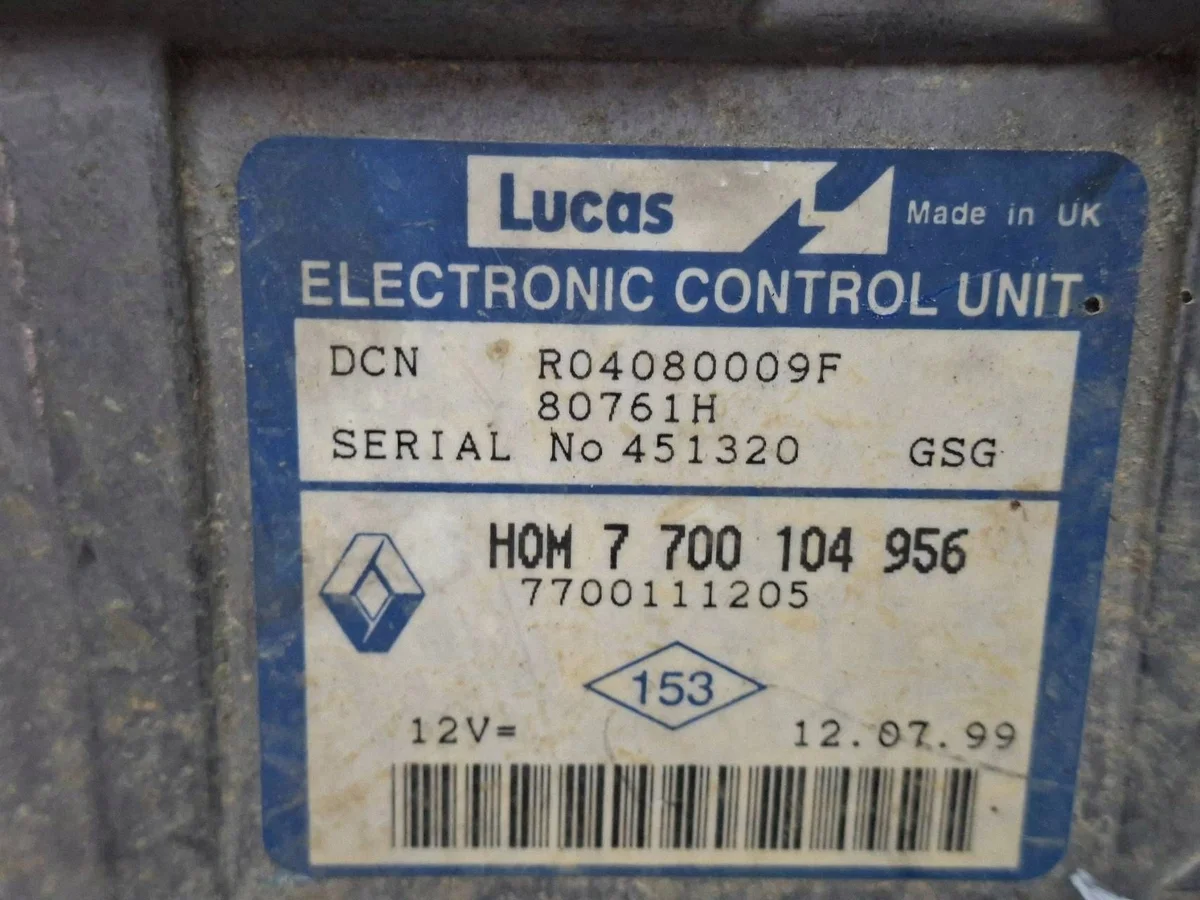 Ohjausyksikkö RENAULT 1.9 D image 4