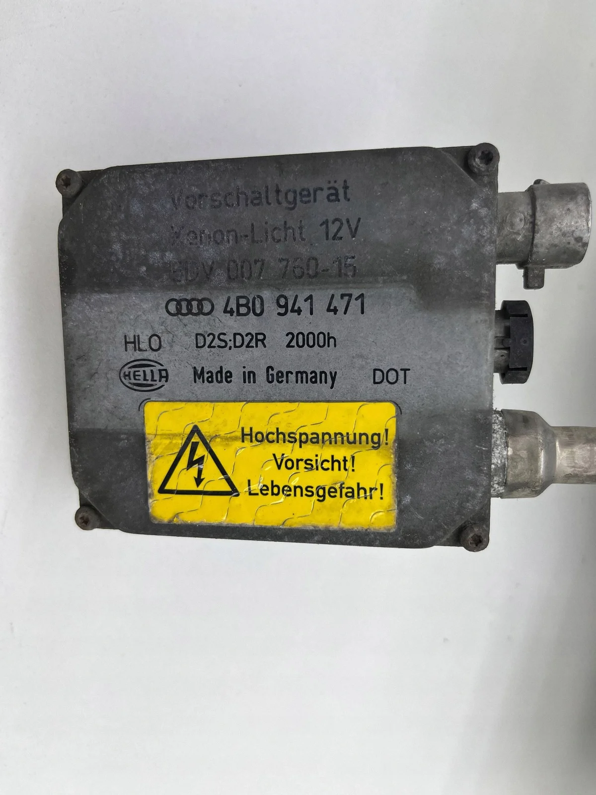 Audi A6 C5 Module Xénon Gauche 4B0941471 image 3