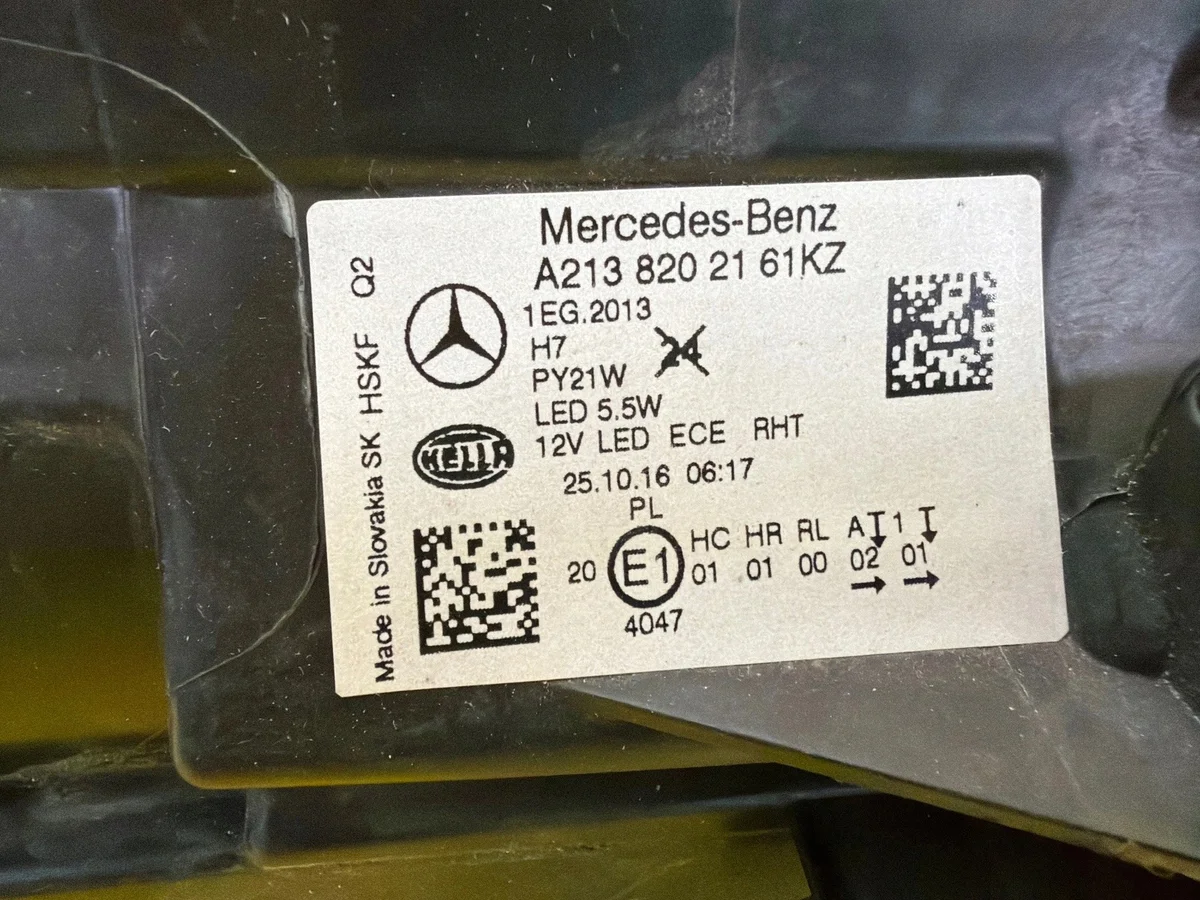 Farol Esquerdo Mercedes Classe E W213 H7 image 6