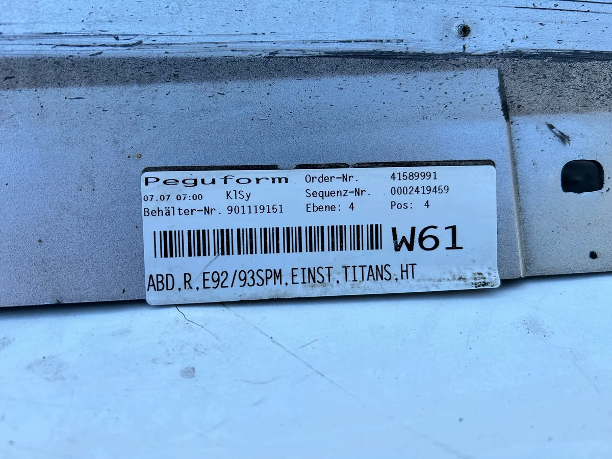 Listello sottoporta M-Pakiet BMW E92 E93 usato image 4