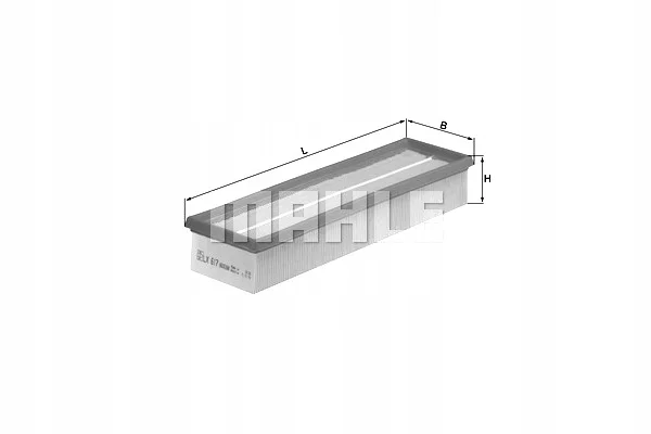 Mahle LX 617 Luftfilter Gebraucht image 10