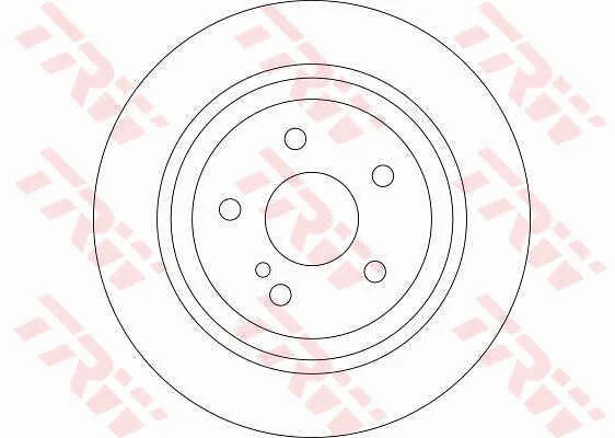 TRW Remtrommel Achter DF4437 image 7