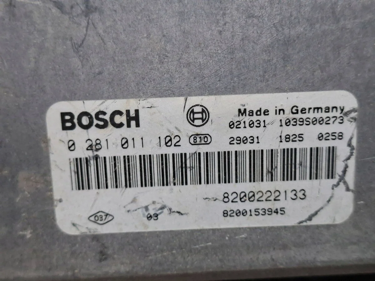Engine Control Unit 8200222133 for Renault 1.9 DCI
