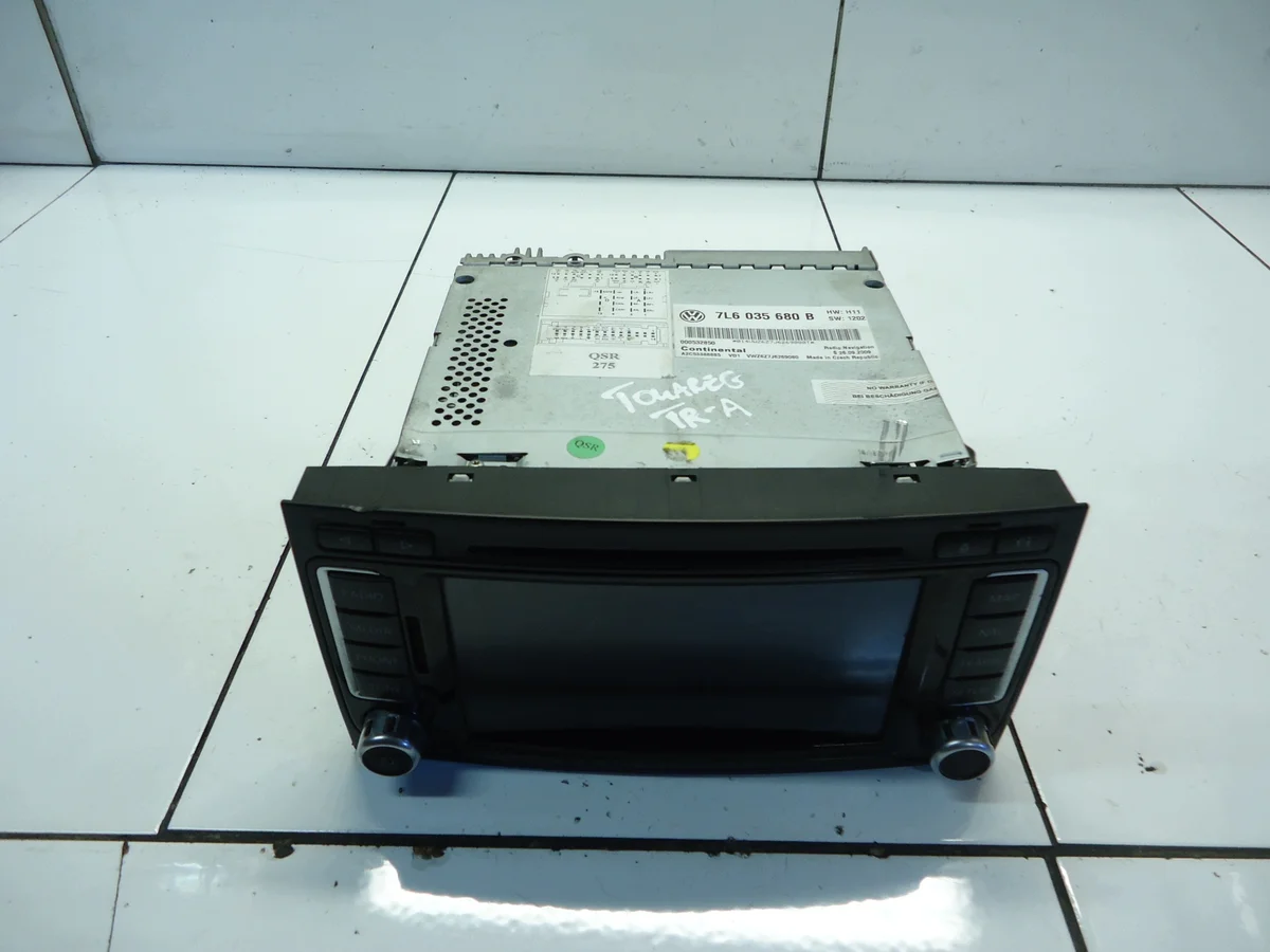Rádio VW Touareg 7L6035680B Usado