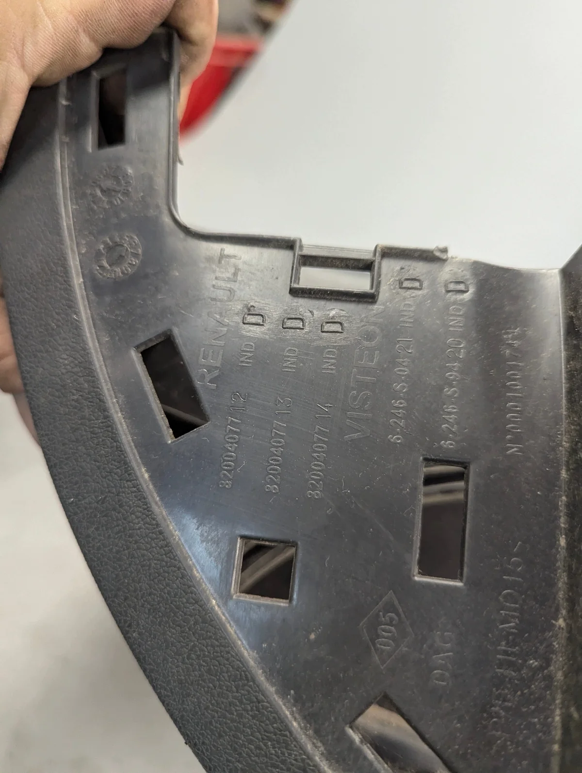 Handskfack Renault Clio 3 III 05- 8200407712 image 8