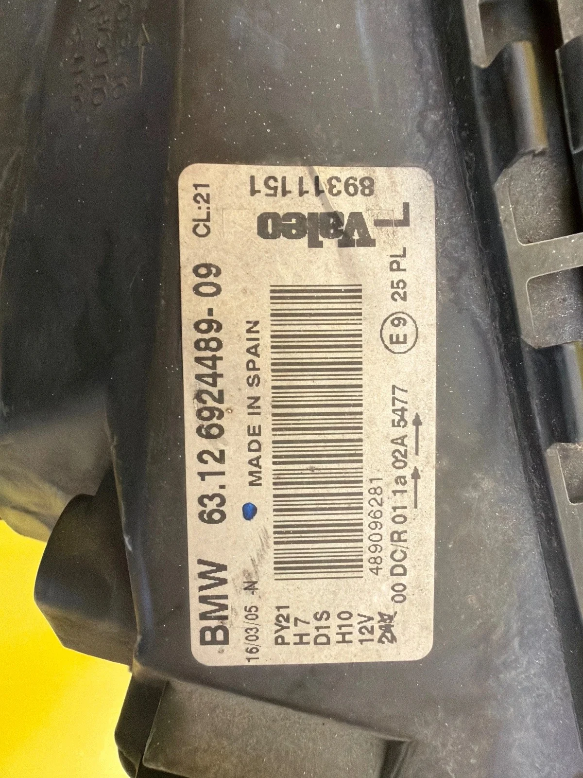 Vänster Xenonstrålkastare BMW 1 E81 E87 E82 image 6
