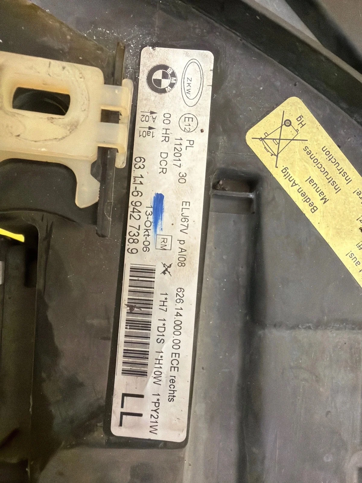 Phare Droit BMW 3 E90 E91 6942738 image 6