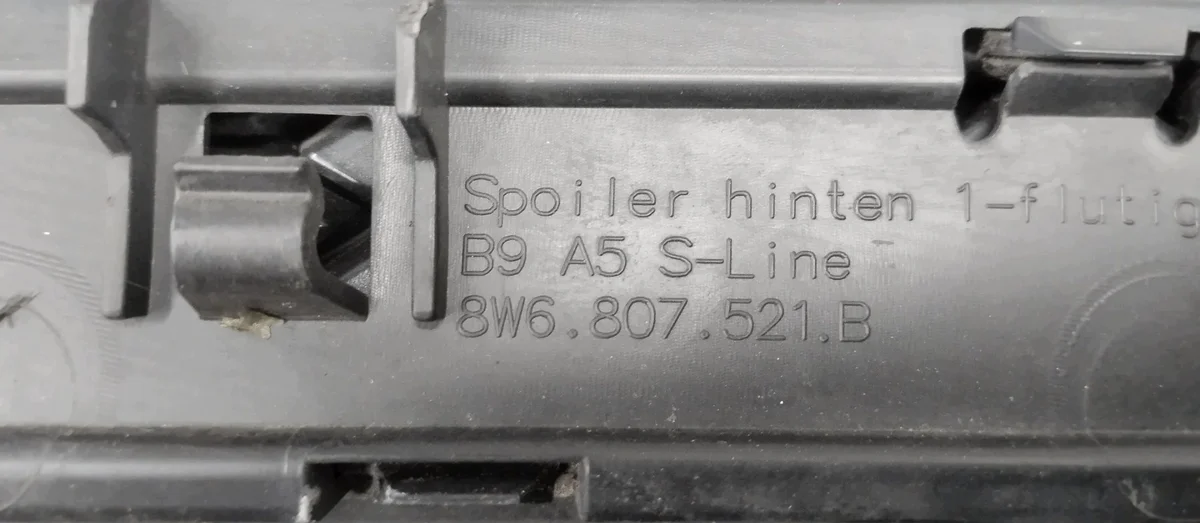 Audi A5 8W6 S Line Rear Diffuser Used image 8