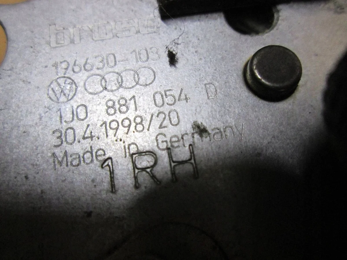 Audi A3 S3 8L Mecanismo Asiento 1J0881054D image 3