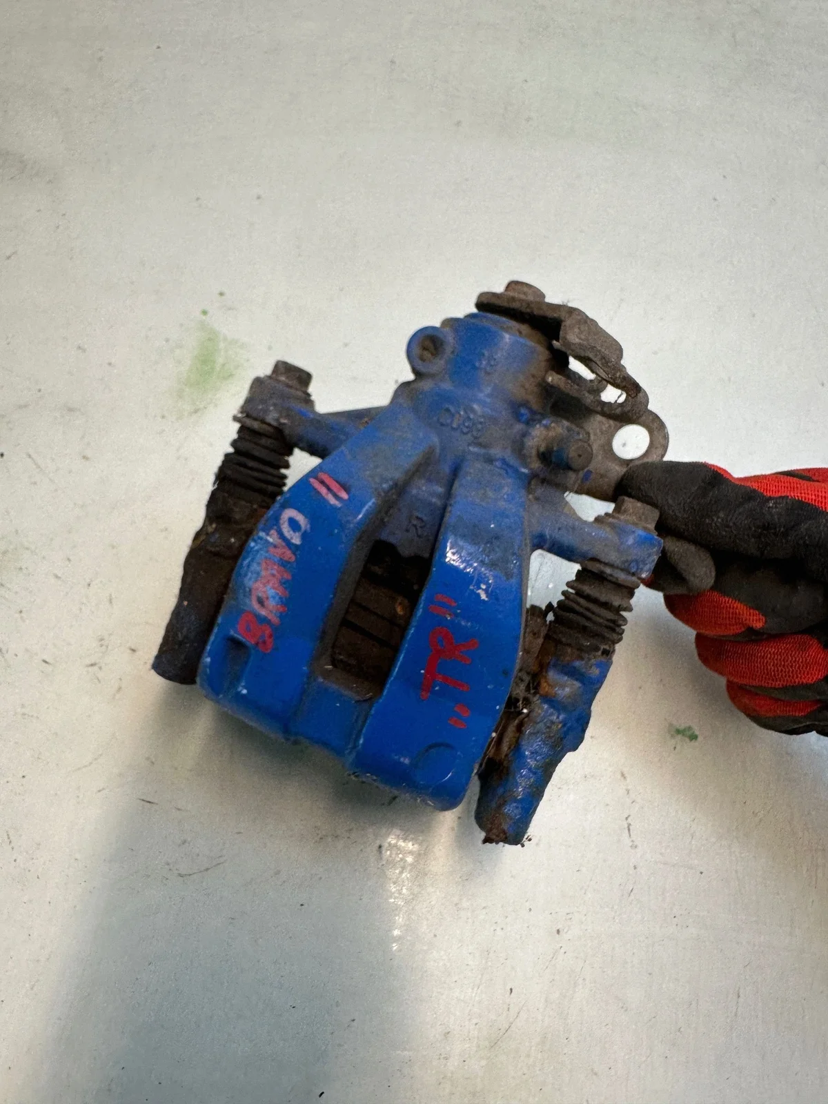 Fiat Bravo II Bremssattel hinten rechts