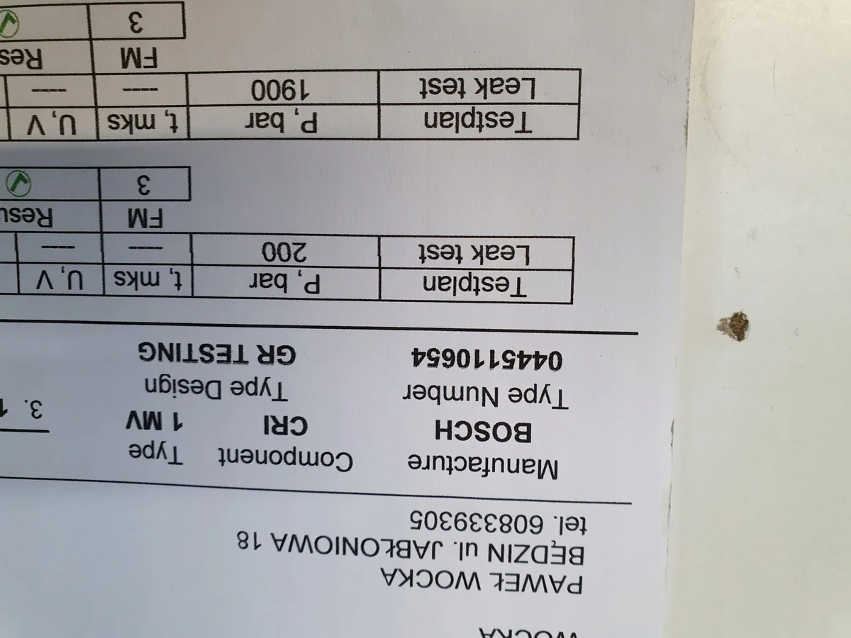Injecteur RANGE ROVER EVOQUE 2,0D 0445110654 image 3