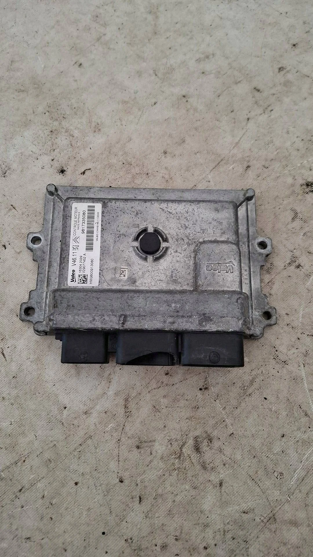 Engine Control Unit Peugeot Citroen C3 9817335080