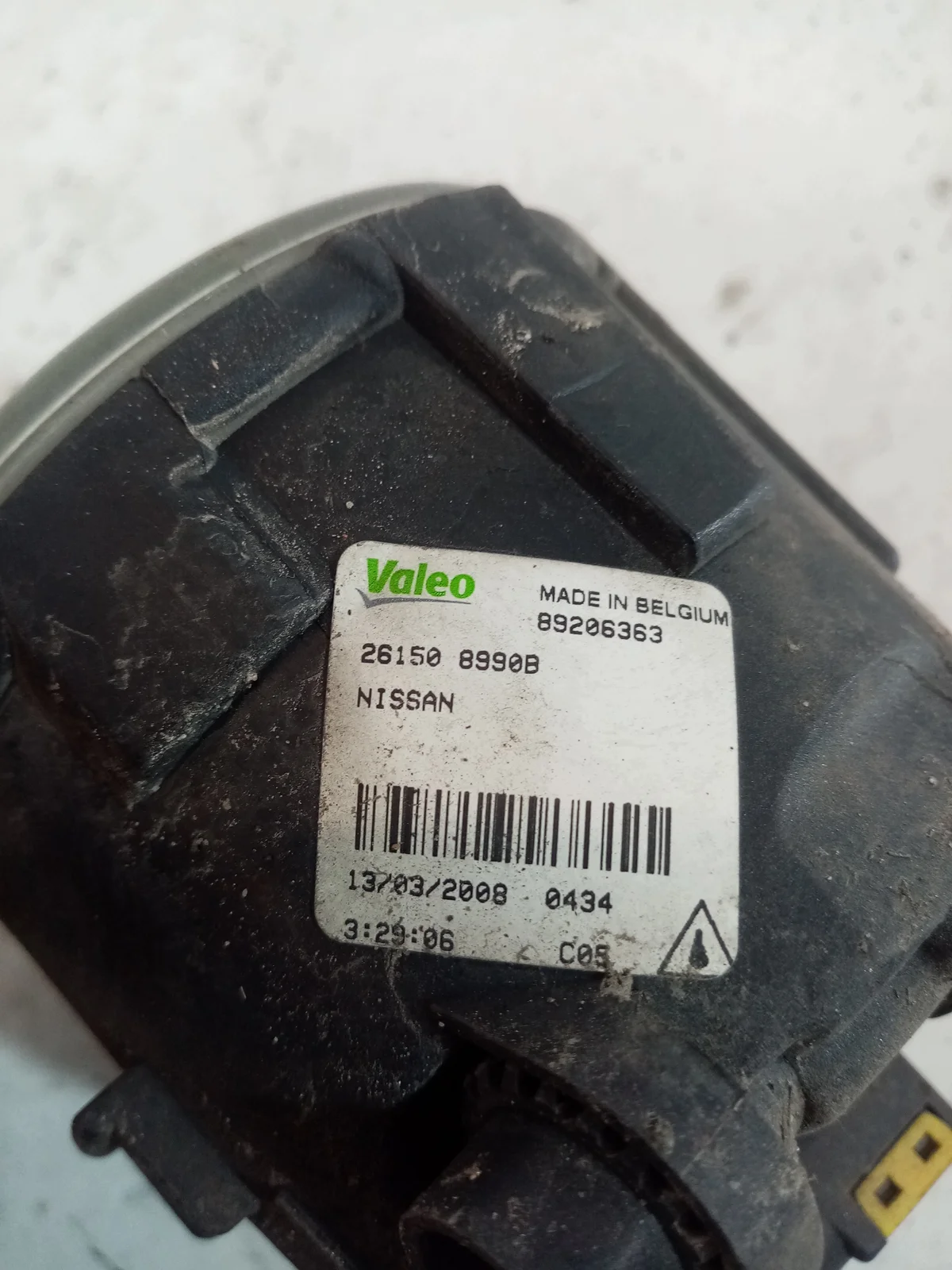 Halogen Nissan Note 89206363