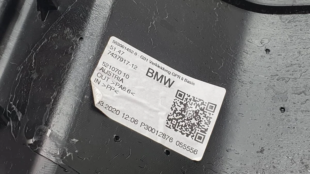 Seitenverkleidung Kofferraum BMW G31 Touring Kombi image 4
