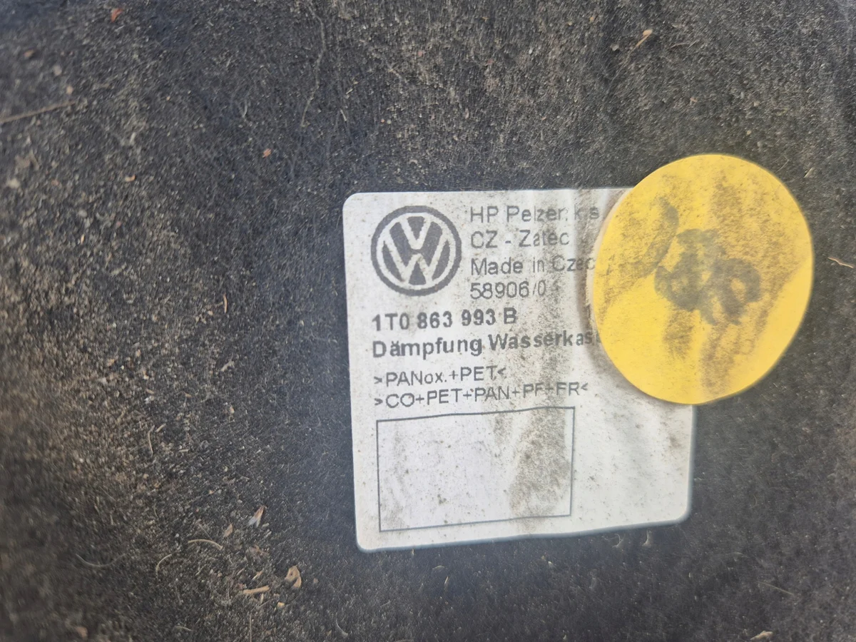 Isolamento VW Caddy Touran 1T0863993 image 3