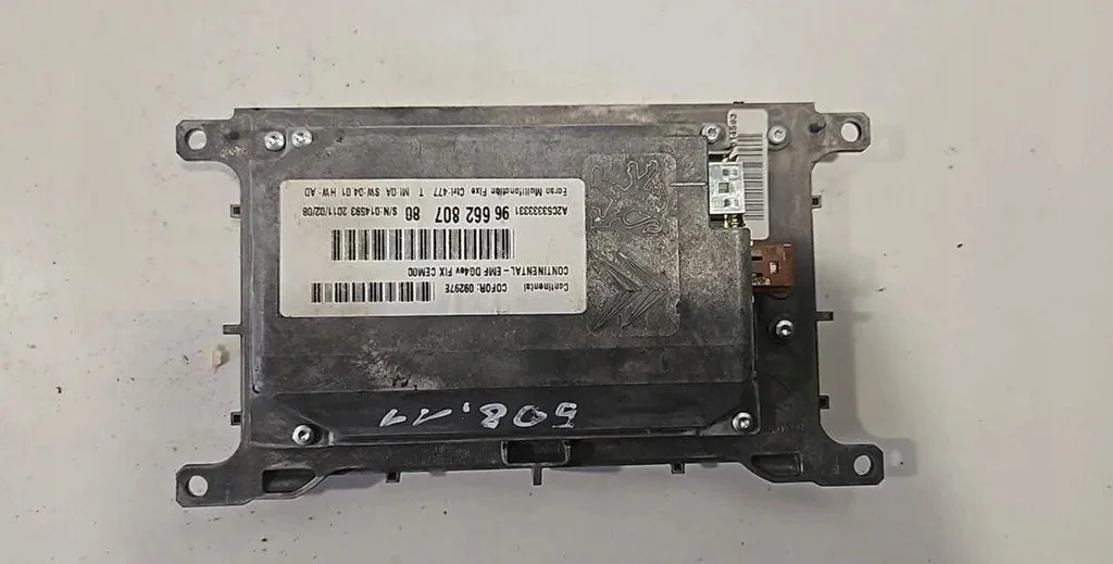 Display Peugeot 508 I SW 9666280780