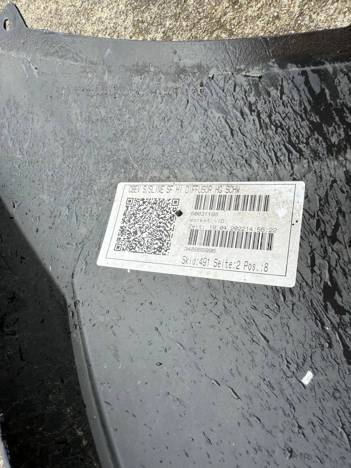 Audi e-tron 4KE Spoiler Difusor Traseiro image 4