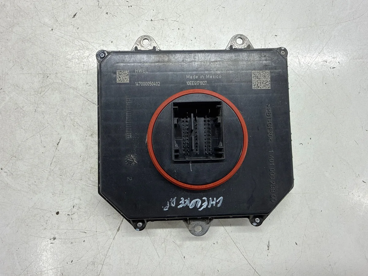2019 Jeep Cherokee KL Xenon Ballast 10EEG171927