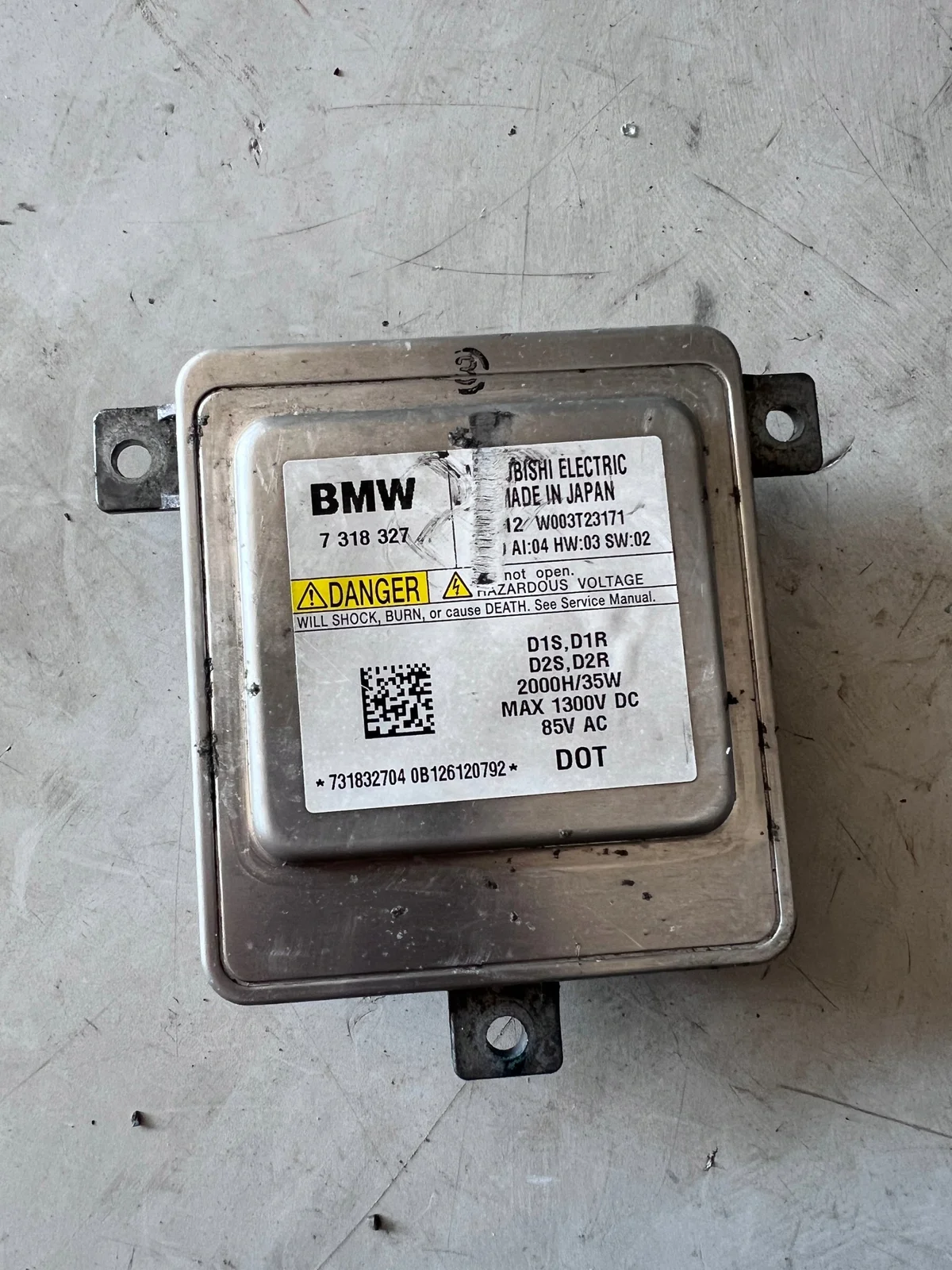 Xenon-Steuergerät links BMW F10 7318327