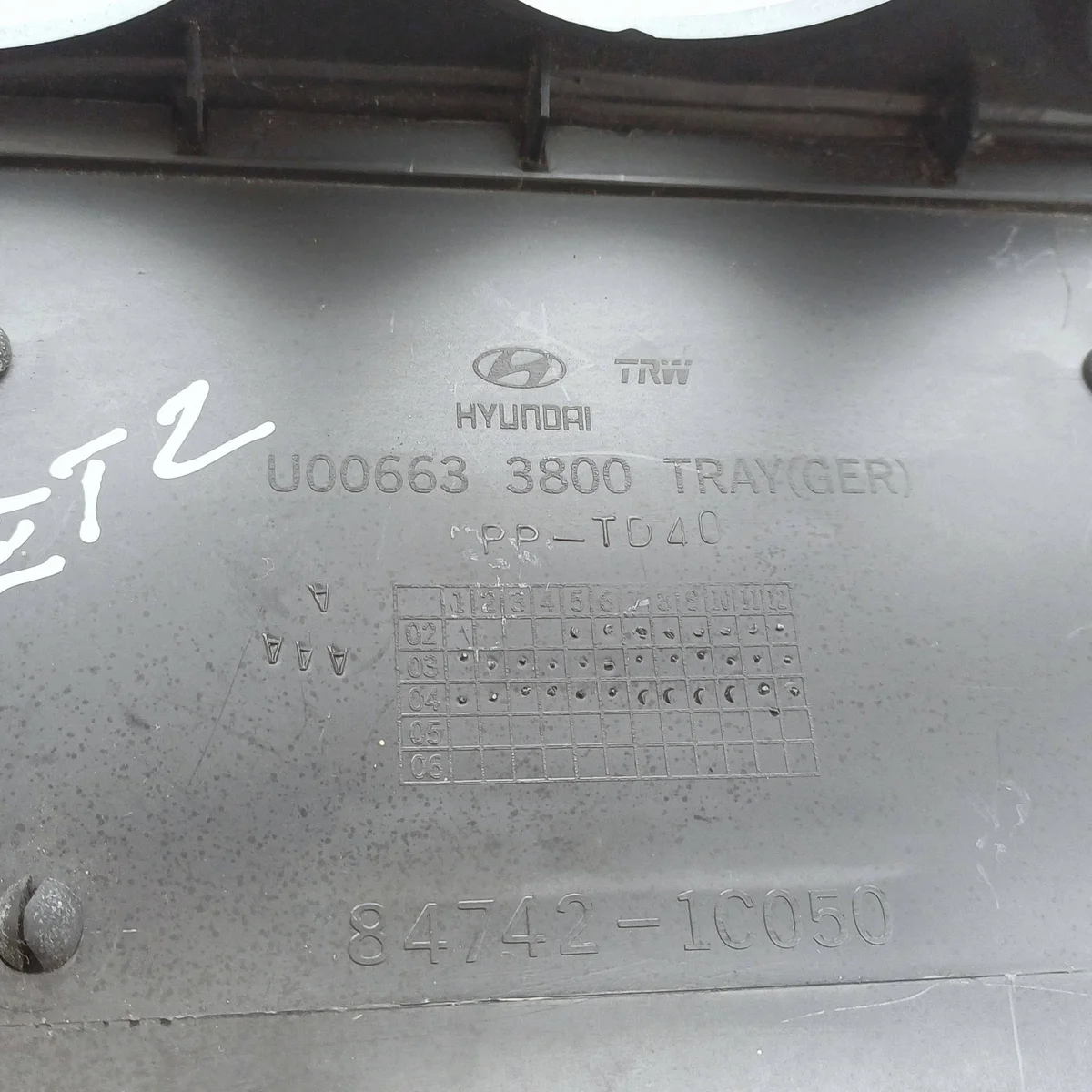 Ram för Hyundai Getz ventilationsgaller image 9
