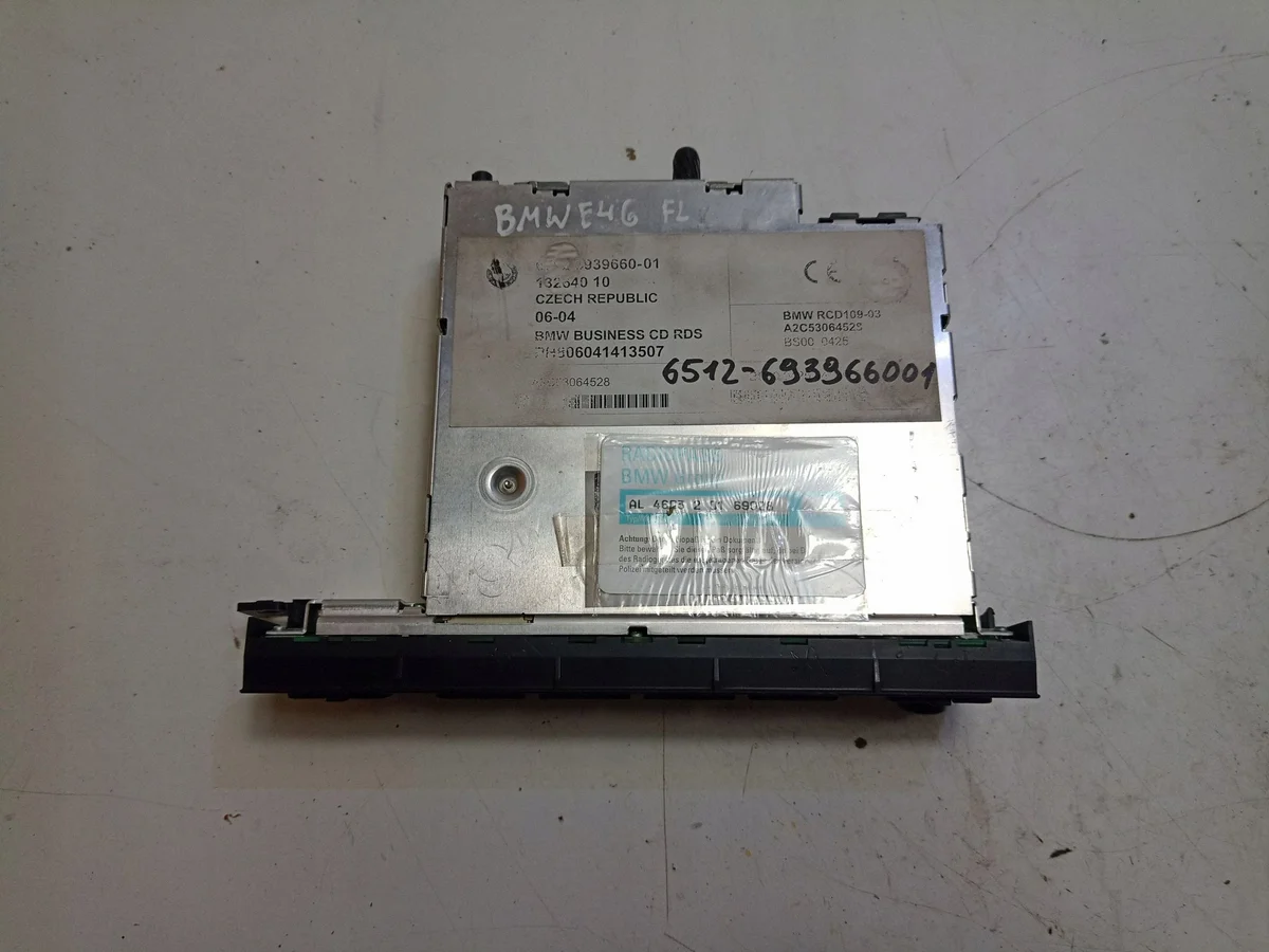Radio BMW OE 6512693966001 Usado image 4