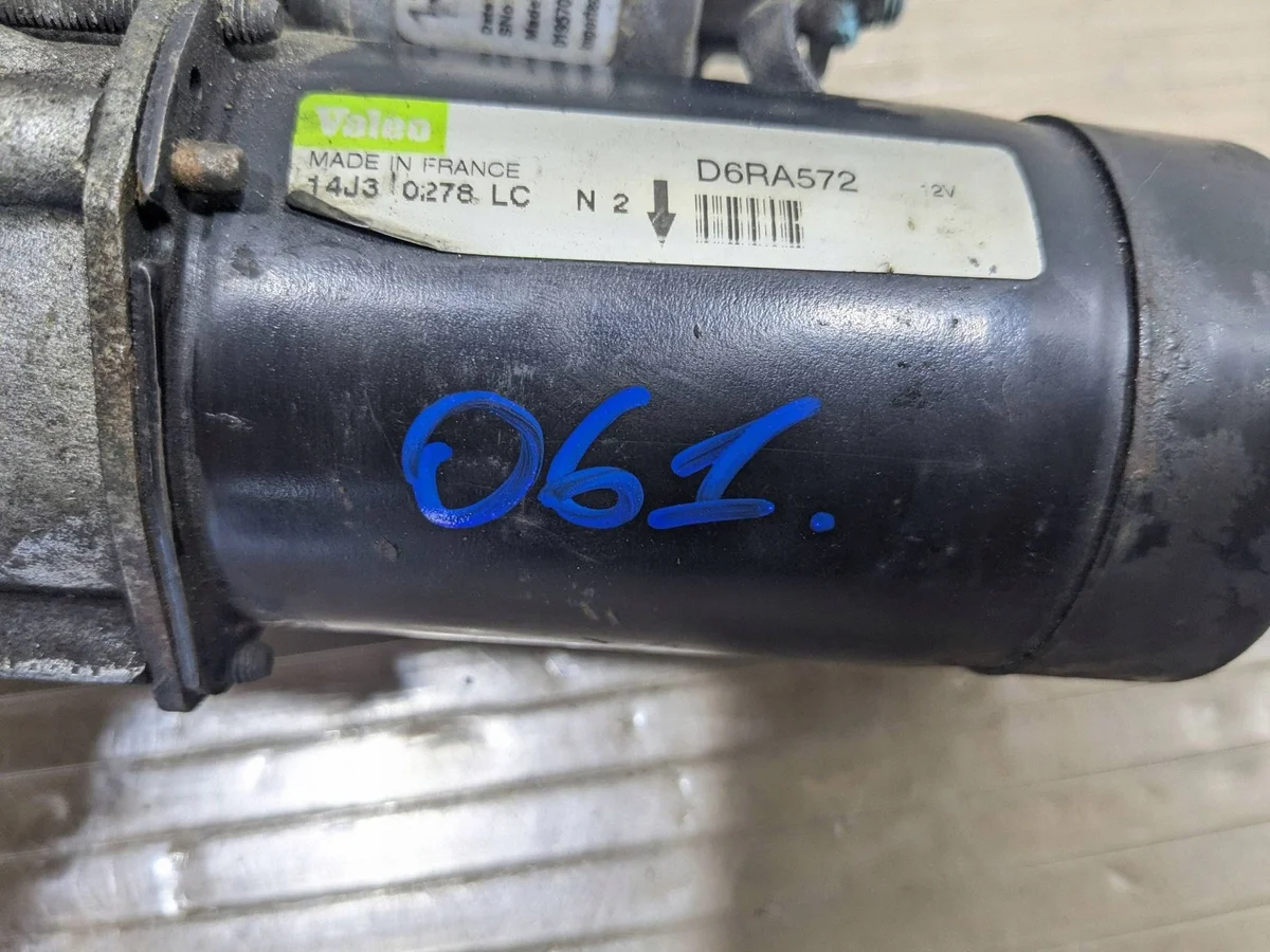 Peugeot 206 startmotor D6RA572 image 4