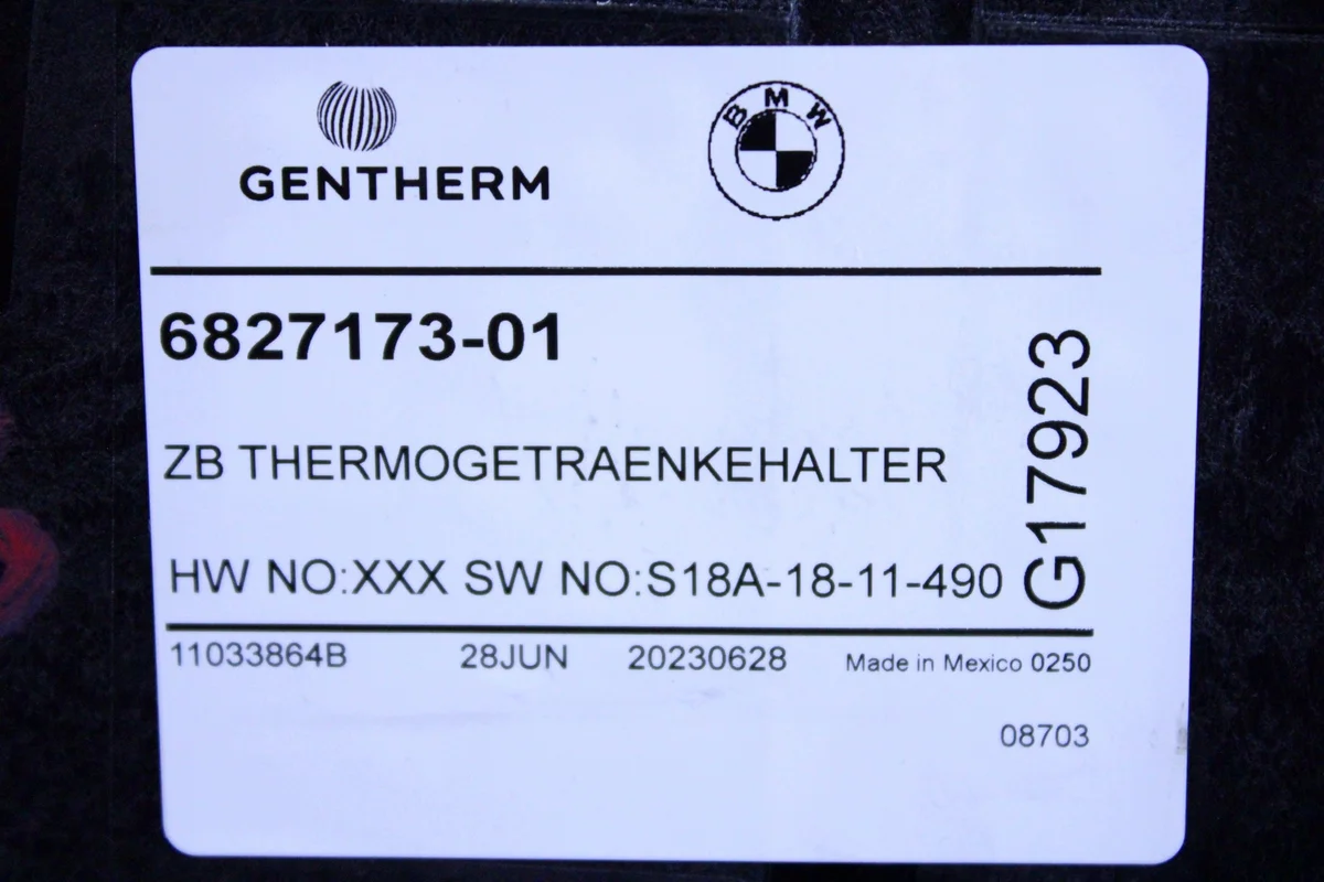 BMW X5 G05 G06 G07 Portavasos Calefactado image 6
