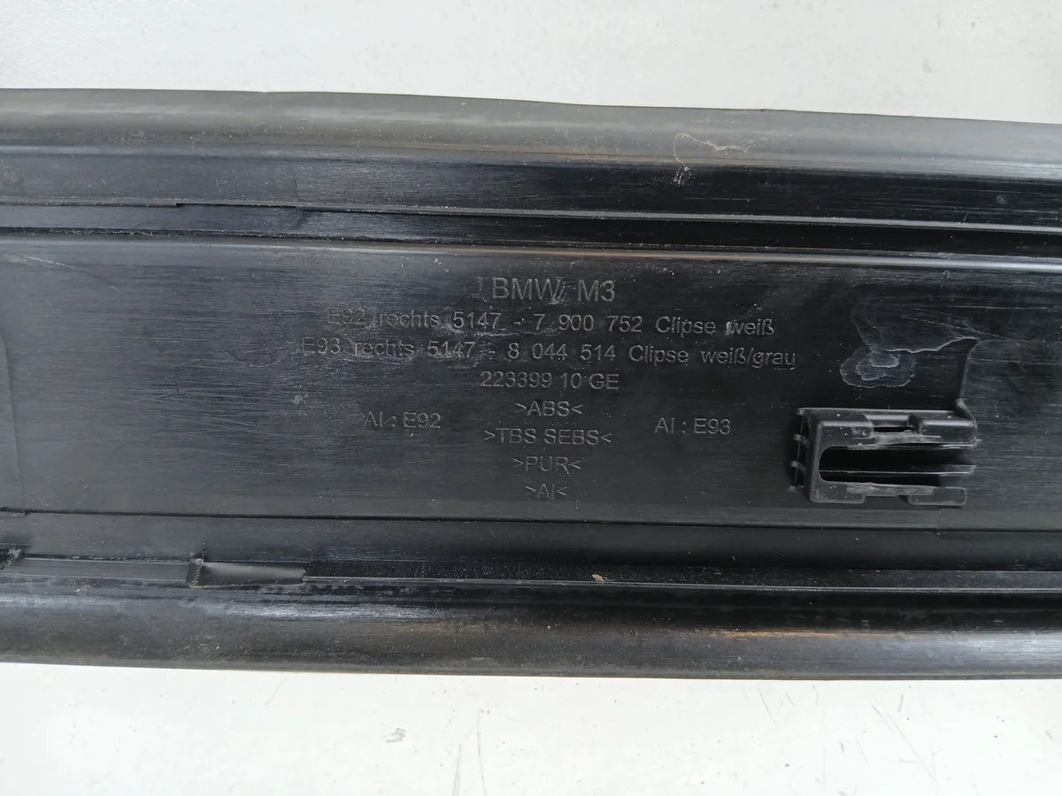 BMW E92 Coupe M Package Rocker Panel Right image 5