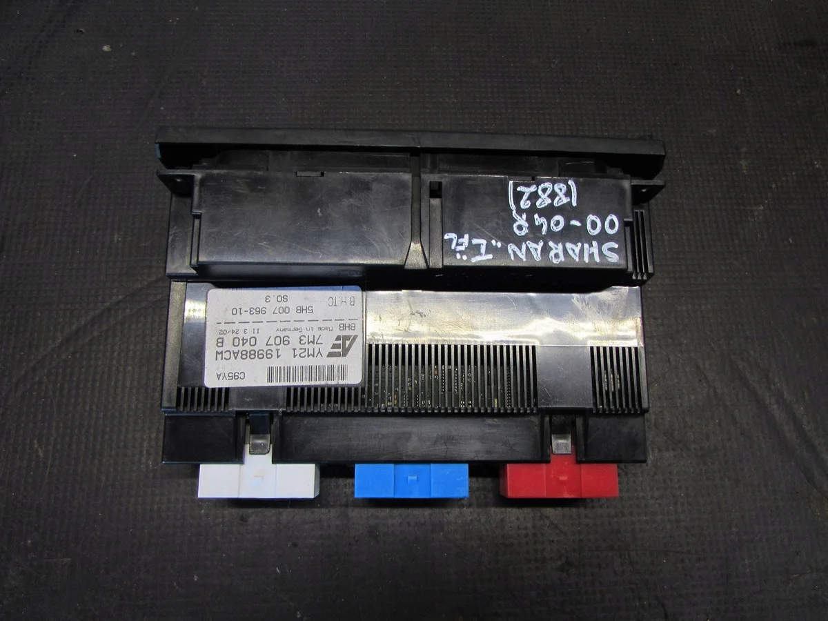 Panneau Climatronic VW Sharan I 7M3907040B image 5