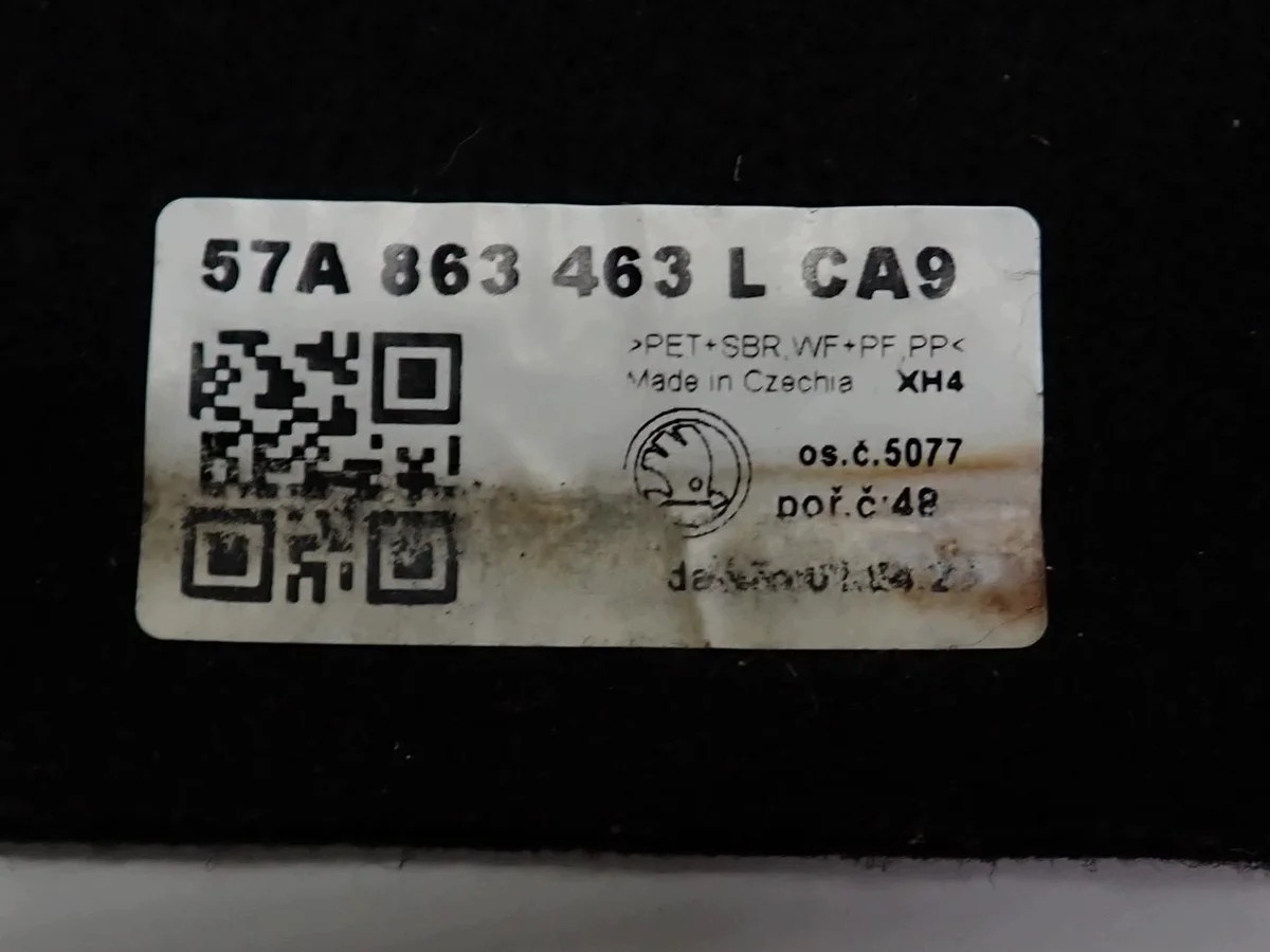 Bodenmatte Kofferraum Skoda Karoq 57A863463L image 3