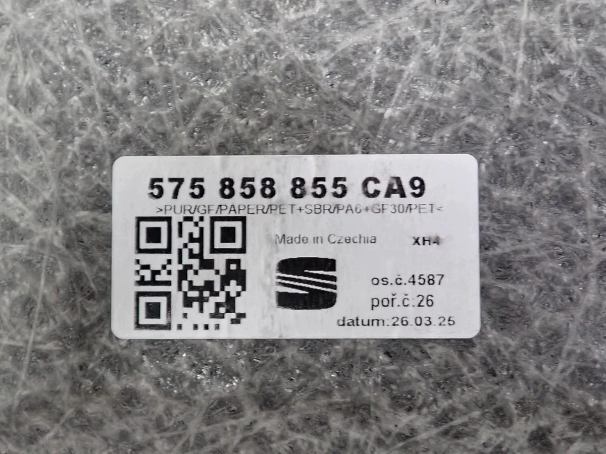 Teppich Boden hinten Skoda Karoq 575858855 image 3