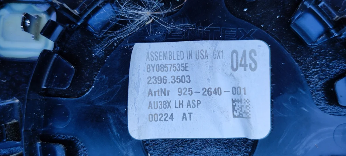 Espelho Retrovisor Audi A3 S3 8Y0857535E Usado image 4