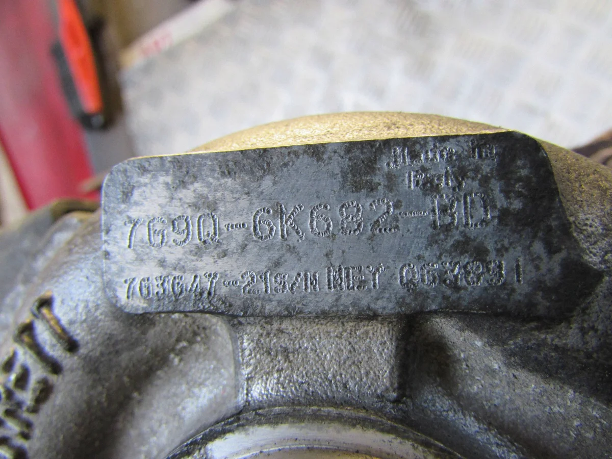 Ford turbocompressor 7G90-6K682-BD Begagnad image 3