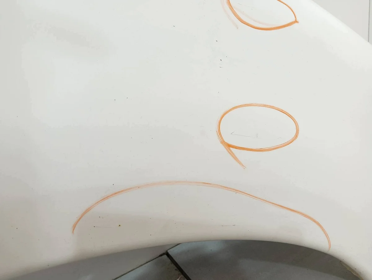 Used Front Right Fender White for Citroen Berlingo I