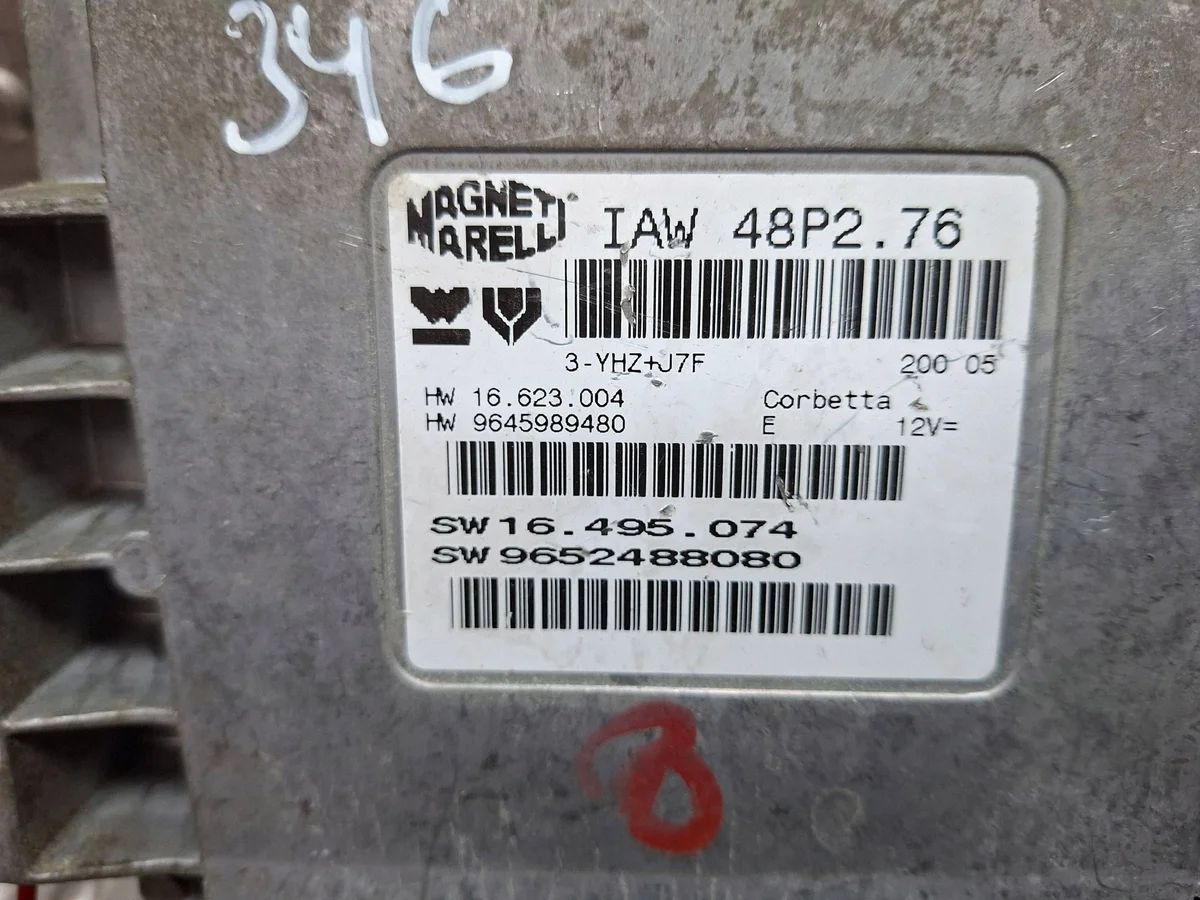 Engine Control Unit IAW48P276 for Peugeot 206