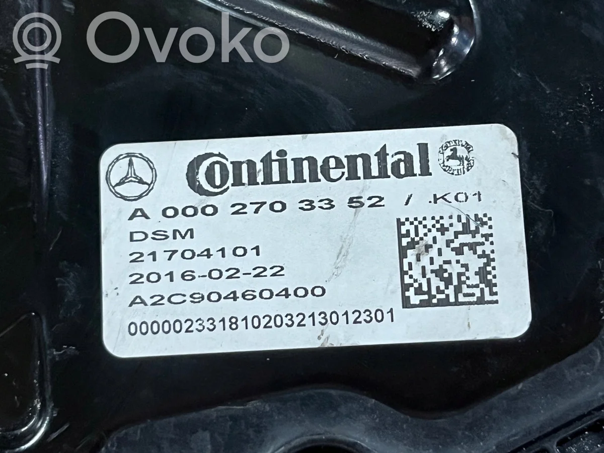 Ohjain vaihteistolle A0002703352 Mercedes