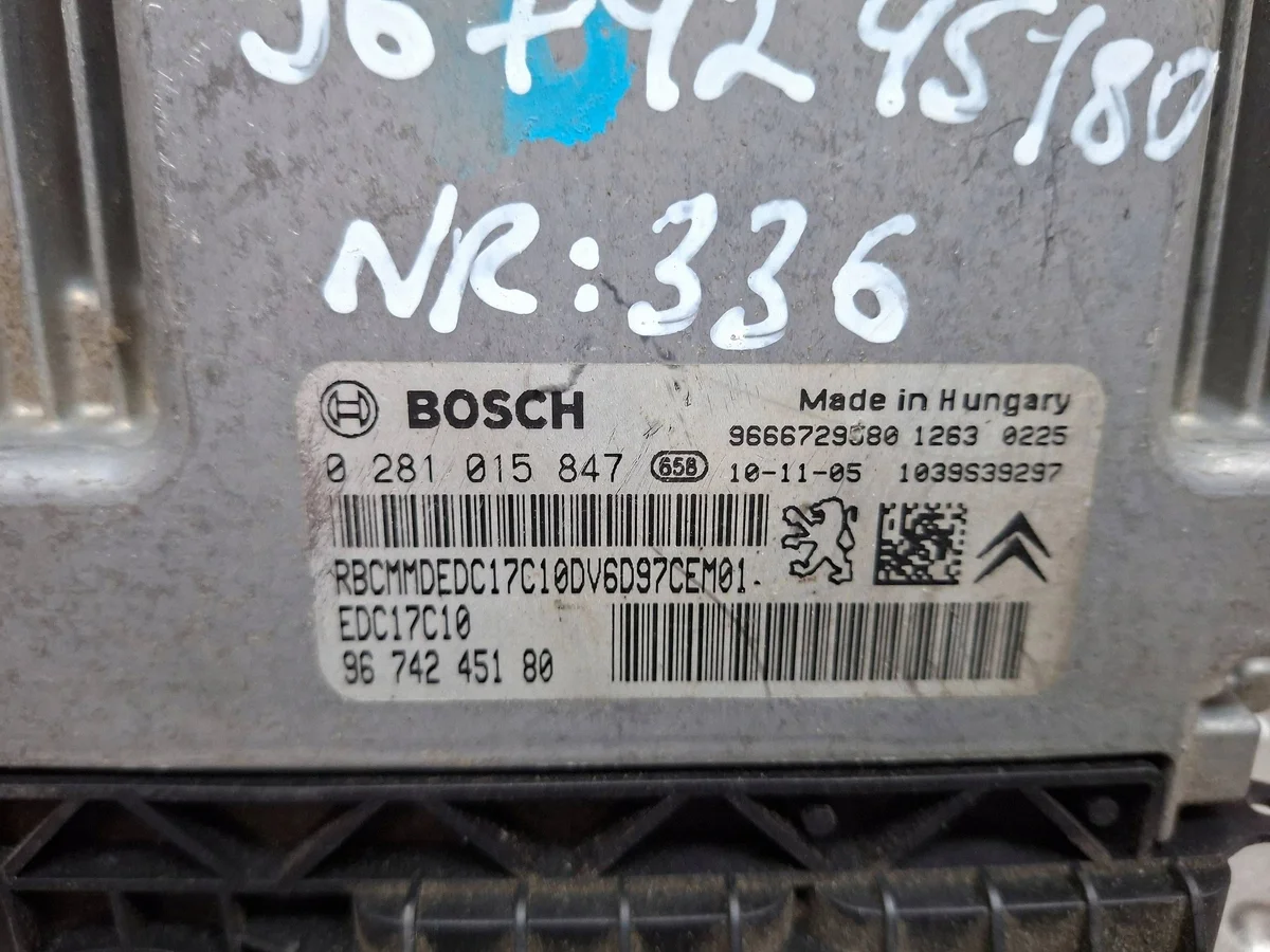Engine Control Unit 0281015847 for Peugeot Citroen