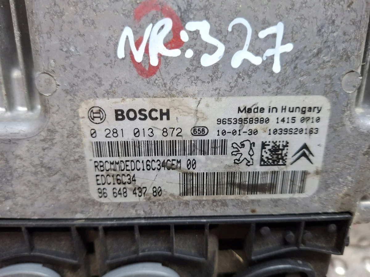 Engine Control Unit 0281013872 9664843780