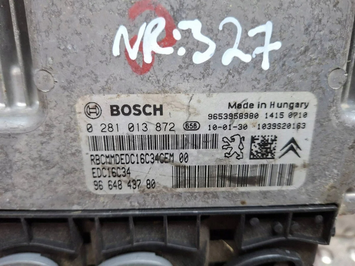 Engine Control Unit 0281013872 9664843780 image 4